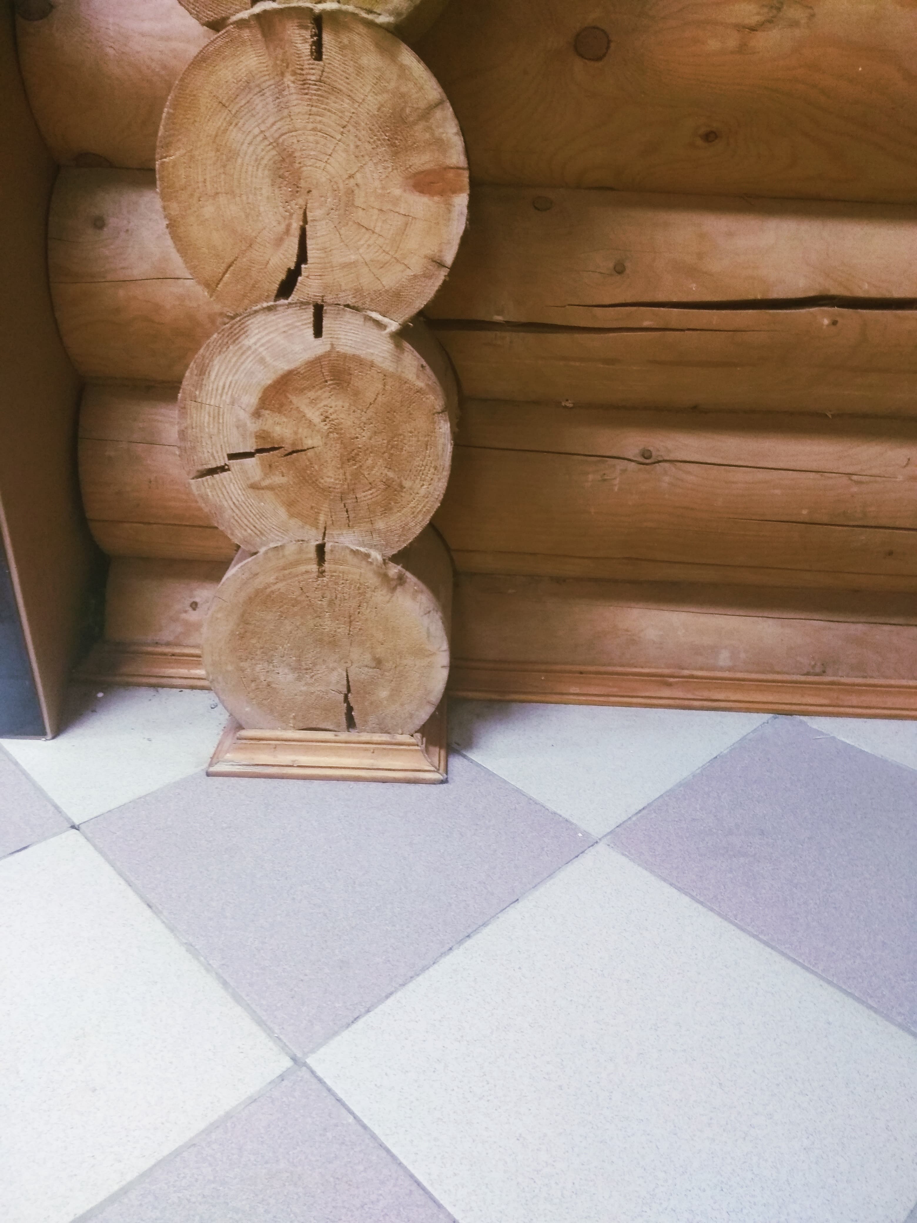 Плитка в деревянном доме