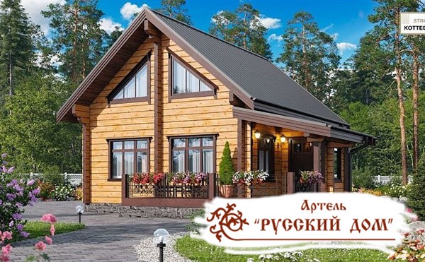 Дом из клееного бруса площадью 110 кв.м. от 2272 тыс. руб.