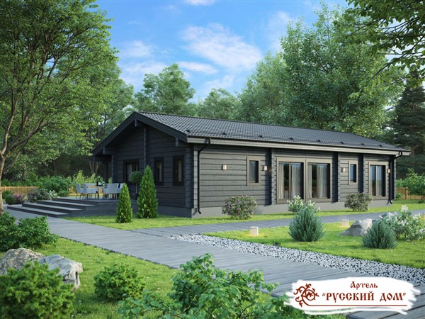 Современный дом в скандинавском стиле проект №1 от 8280 тыс. руб.